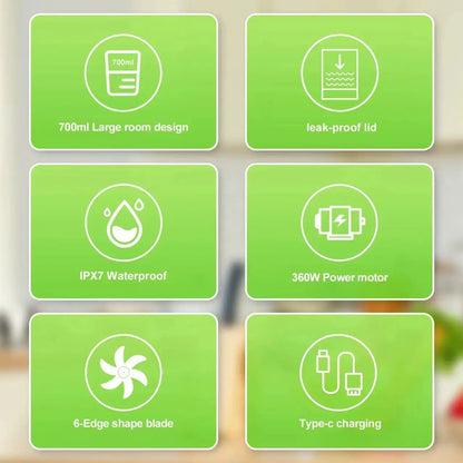 EasyFresh Portable Wireless Blender 700ml