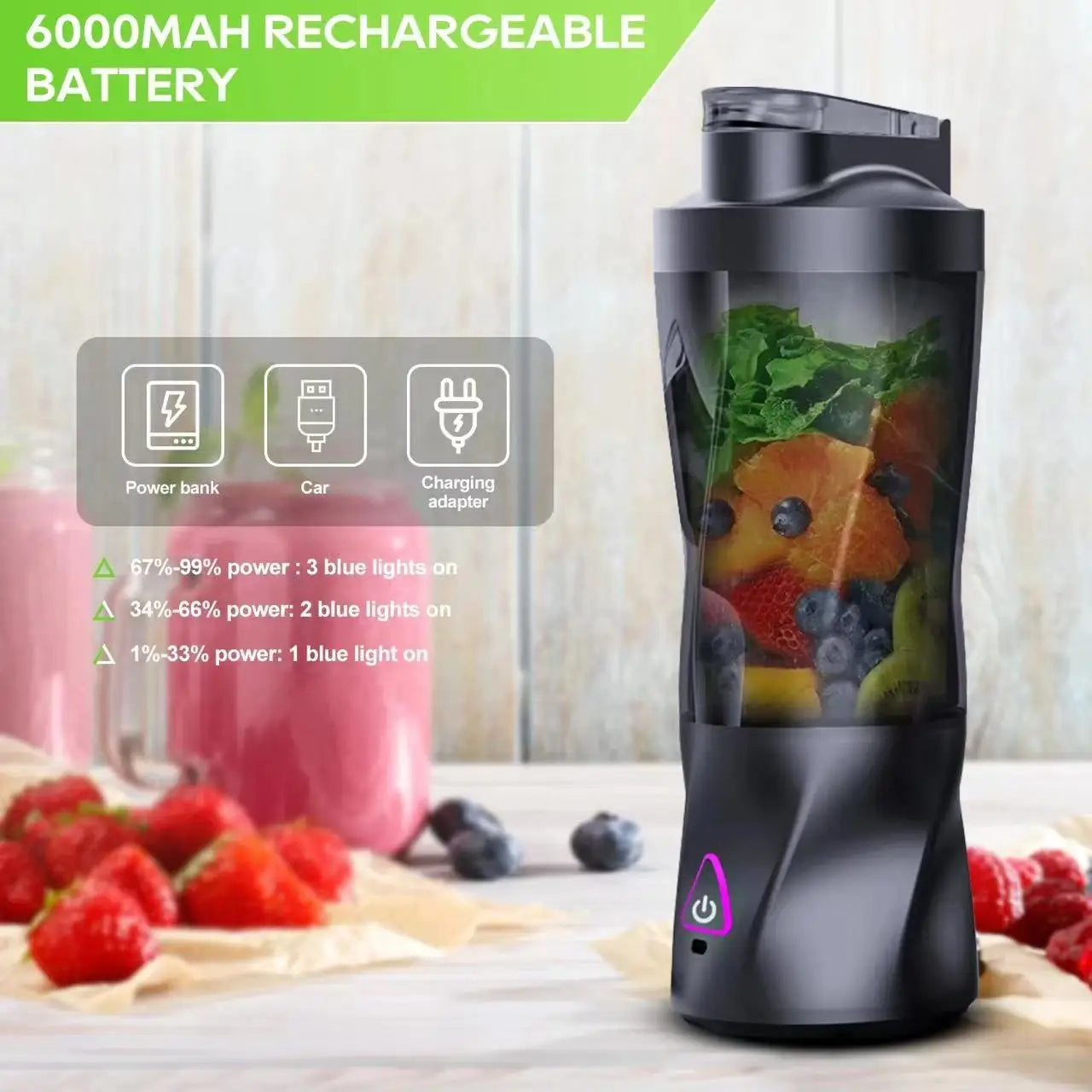 EasyFresh Portable Wireless Blender 700ml